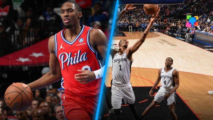 Philadelphia 76ers vs San Antonio Spurs Match Player Stats